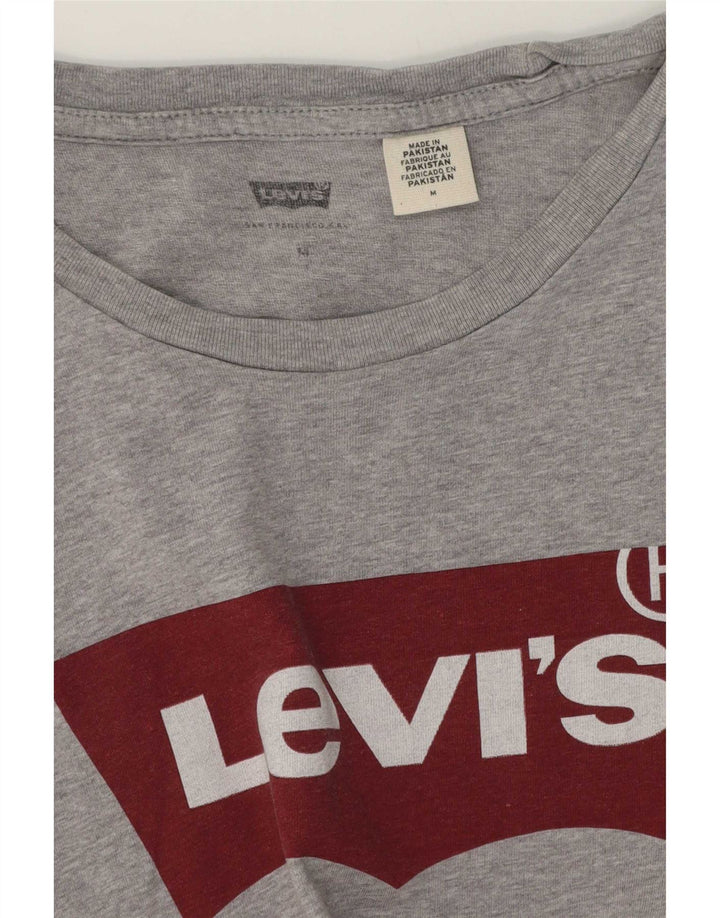 Мужская футболка с рисунком Levi's, средний серый цвет