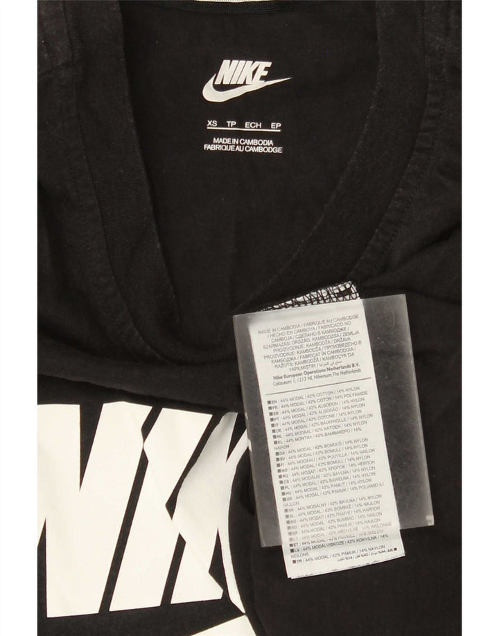 Мужской жилет с графическим рисунком Nike XS, черный модал