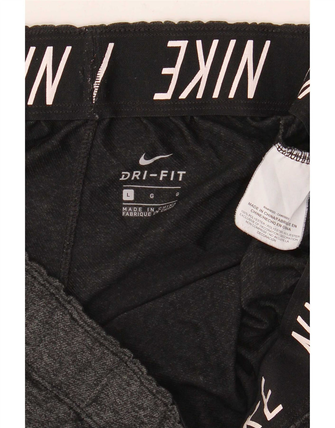 Мужские спортивные шорты Nike Dri Fit, большие серые, полиэстер