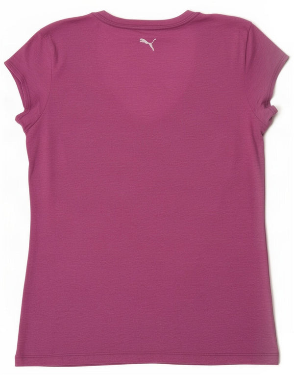 Женская футболка Puma Top UK 16, большая фиолетовая