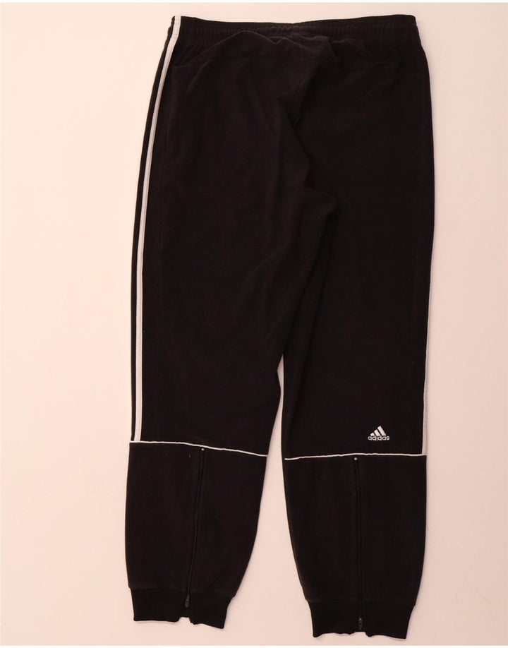 Мужские спортивные брюки ADIDAS, джоггеры, большие черные, полиэстер