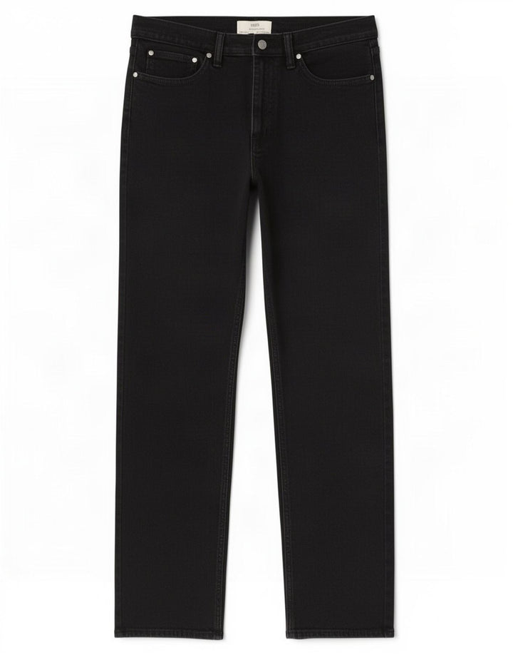 Мужские прямые джинсы Marks & Spencer W32 L33, черный хлопок
