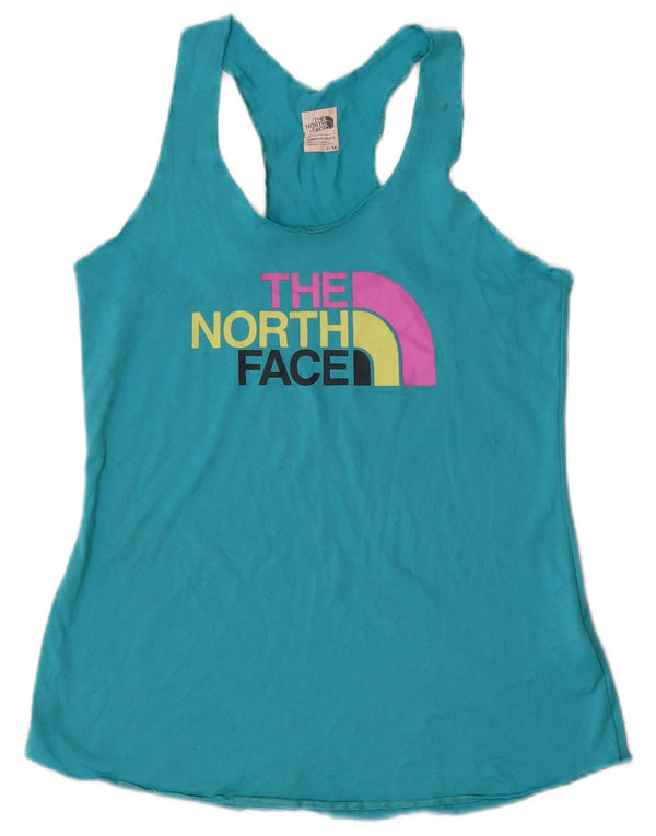 Женский жилет с графическим рисунком The North Face UK 12, средний синий полиэстер