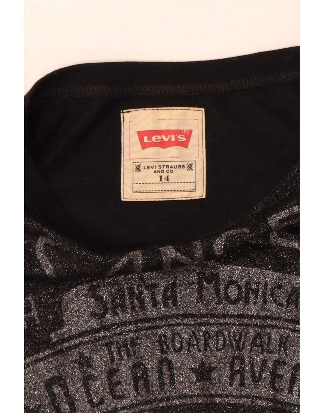 Джемпер с рисунком Levi's для девочек 13-14 лет, серый