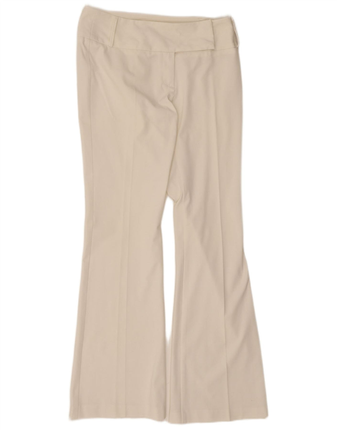 Женские повседневные брюки-клеш Sisley IT 44 Medium W30 L32, белый полиэстер