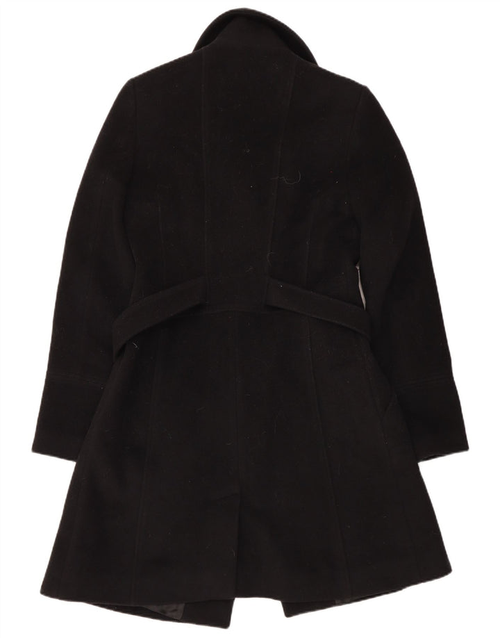 Женское пальто оверсайз Reiss UK 10, маленькое, черное, шерсть