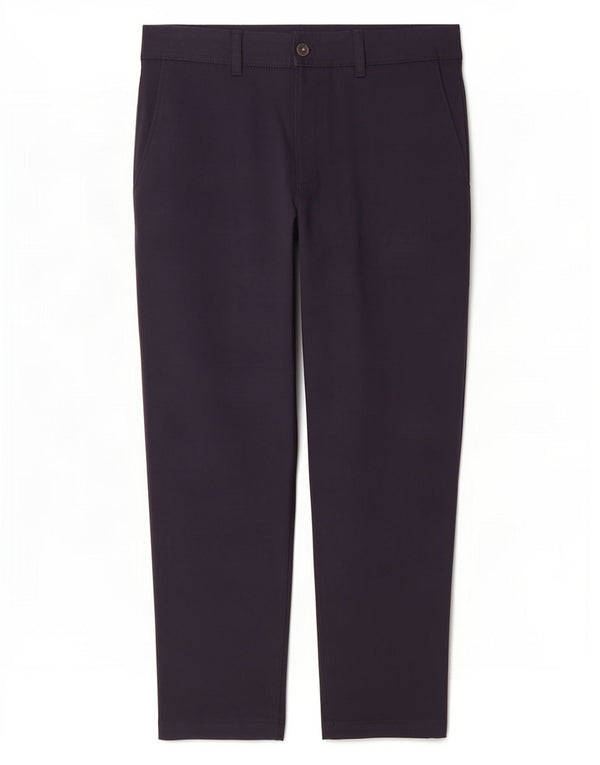 Zara Mens Slim Chino Trousers EU 42 Large W32 L28 Navy Blue