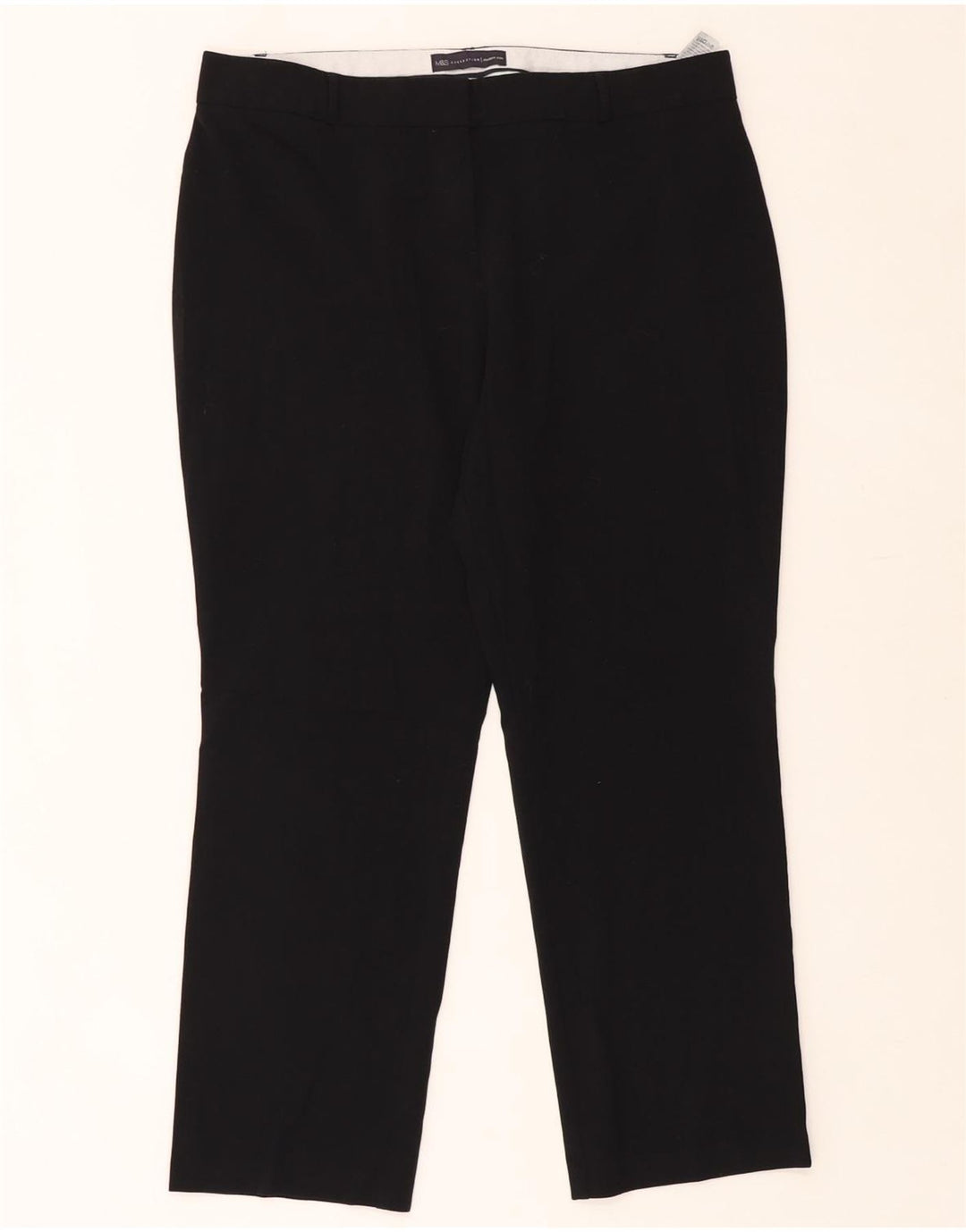 Женские укороченные брюки MARKS & SPENCER UK 14 Medium W34 L26, черные