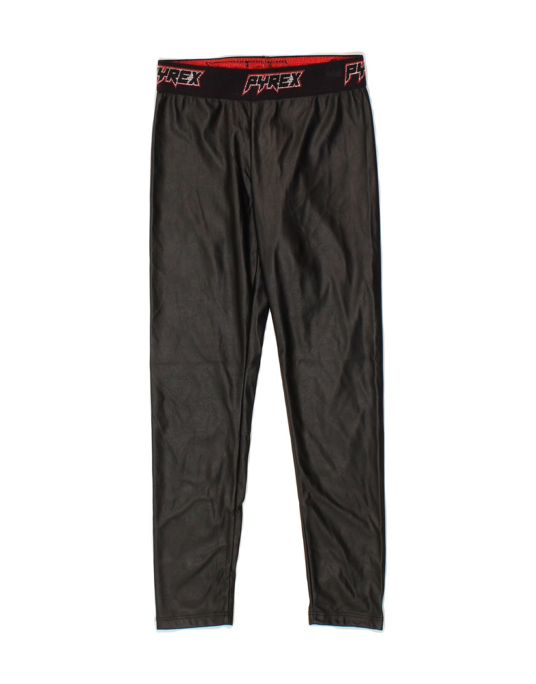 PYREX Girls Graphic Leggings 6-7 Years XS Black Polyester Vintage Pyrex and Second-Hand Pyrex from Messina Hembry 