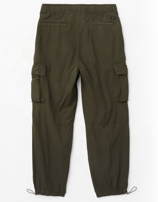 Мужские брюки-карго Zara, маленькие W30 L28, зеленый хлопок