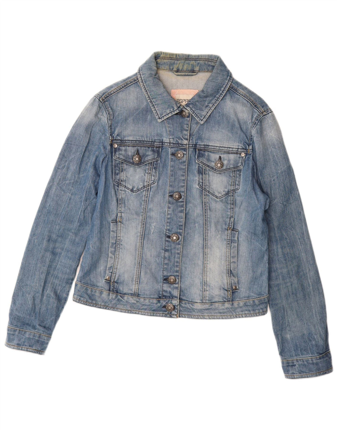 Женская джинсовая куртка ESPRIT UK 20 2XL, синяя, хлопок