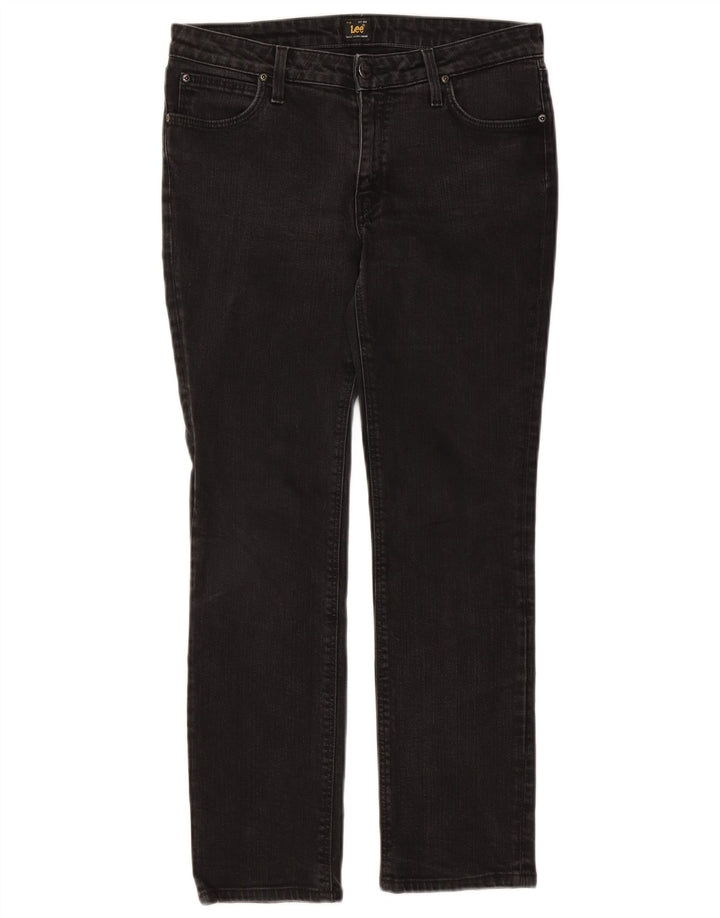 Женские прямые джинсы Lee Marion W30 L27, черный хлопок