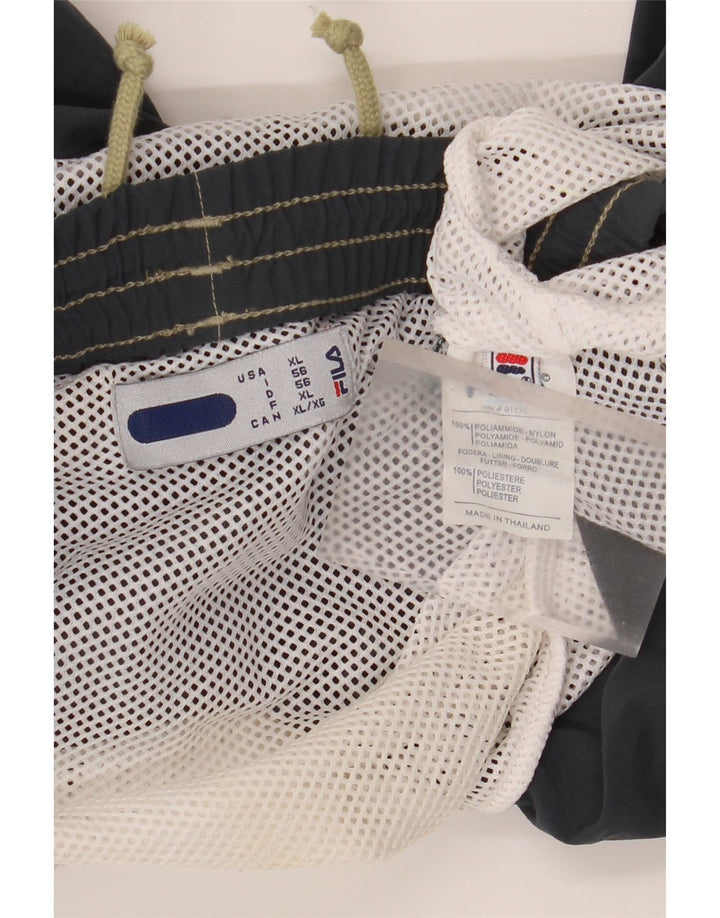 Мужские спортивные шорты Fila XL серые из полиамида