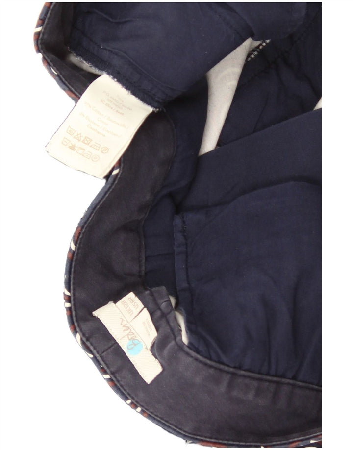 Женские брюки чинос с абстрактным узором Boden UK 12 Medium W30 L27 Темно-синие