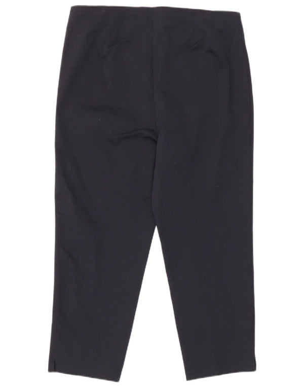 Женские укороченные брюки Marks & Spencer UK 12 Medium W30 L22 Темно-синие