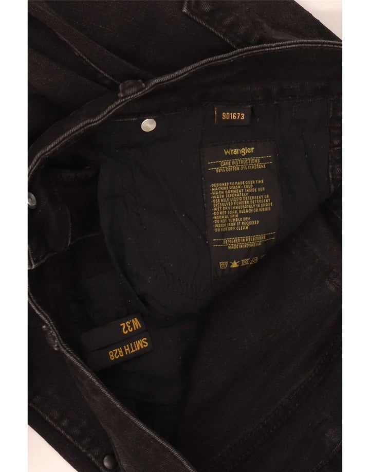 Женские узкие джинсы Wrangler W32 L28, черный хлопок