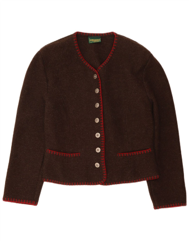 GEIGER Женский пиджак на 7 пуговицах IT 44 Средний Коричневый