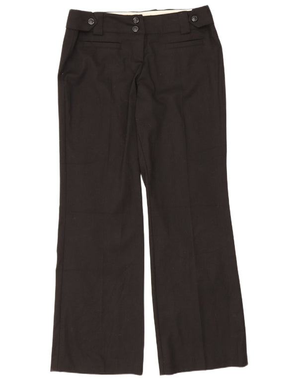 Женские повседневные брюки Marks & Spencer Bootcut UK 12 Medium W30 L30, черные