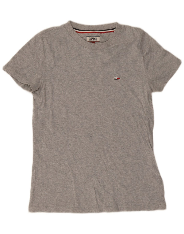 Женская футболка Tommy Hilfiger Top UK 6 XS Серая, хлопок