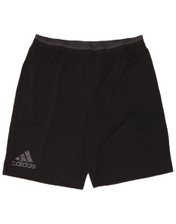 Мужские спортивные шорты Adidas XL черные из полиэстера Спортивные