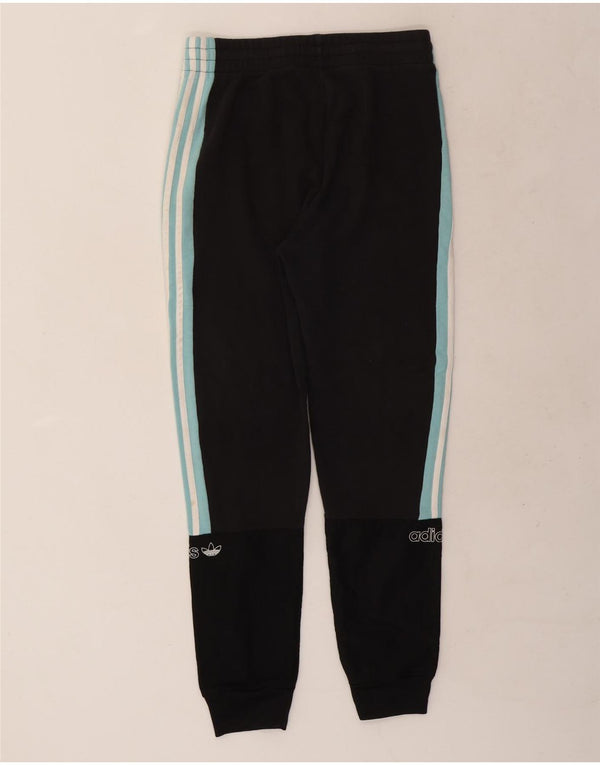 Adidas Спортивный костюм для мальчиков Брюки Джоггеры 15-16 лет Черный Цветной блок