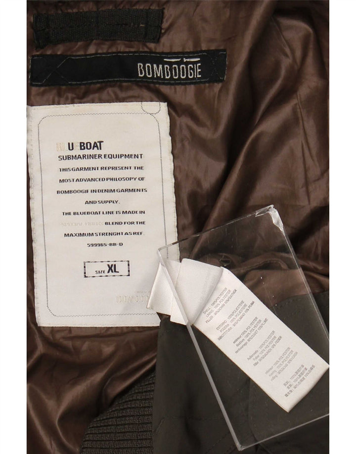 Мужская утепленная куртка Bomboogie UK 42 XL, серый полиэстер