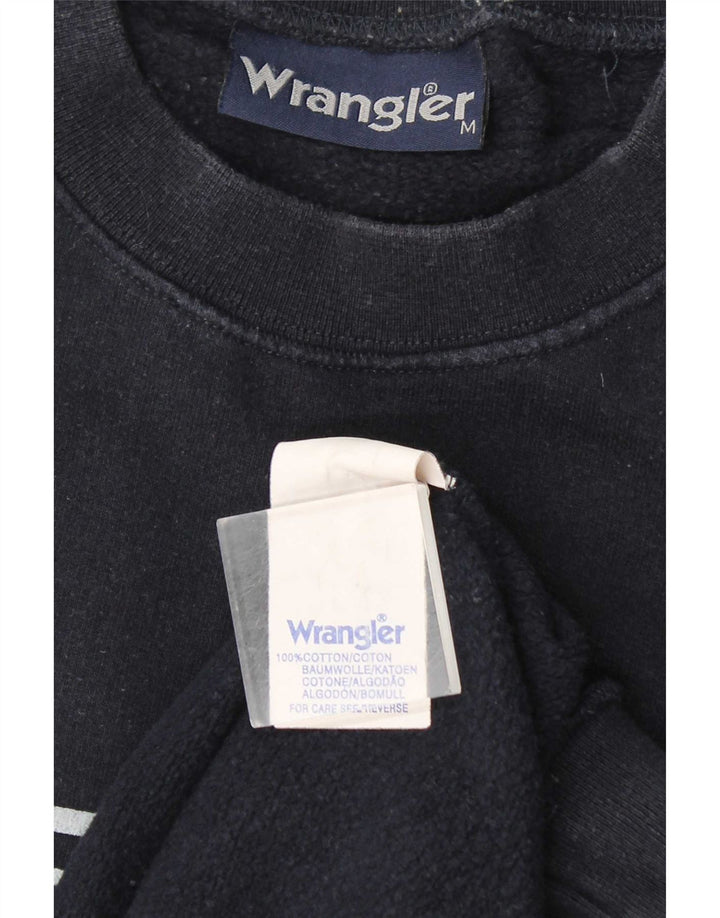 Мужской свитшот Wrangler с графическим рисунком, средний темно-синий хлопковый джемпер