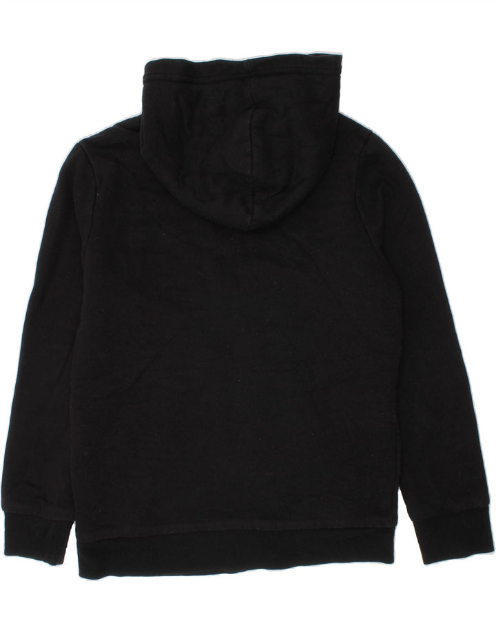 PUMA Boys Zip Hoodie Sweater 10-11 Years Medium  Black Cotton Vintage Puma and Second-Hand Puma from Messina Hembry 