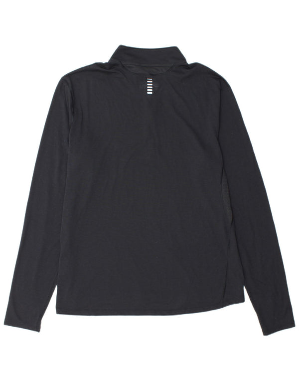 Мужской пуловер с воротником на молнии UNDER ARMOR, спортивный костюм, топ XL, черный