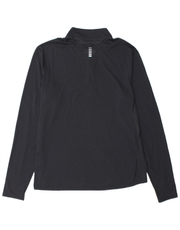 Мужской пуловер с воротником на молнии UNDER ARMOR, спортивный костюм, топ XL, черный