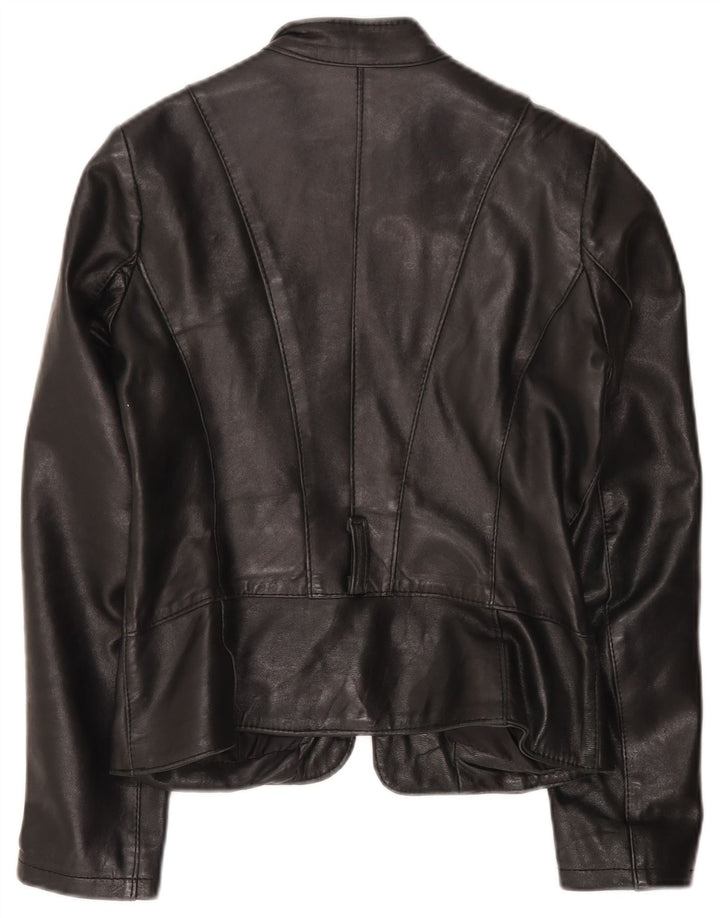 Женская кожаная куртка Bata and More IT 44 Medium Black Leather