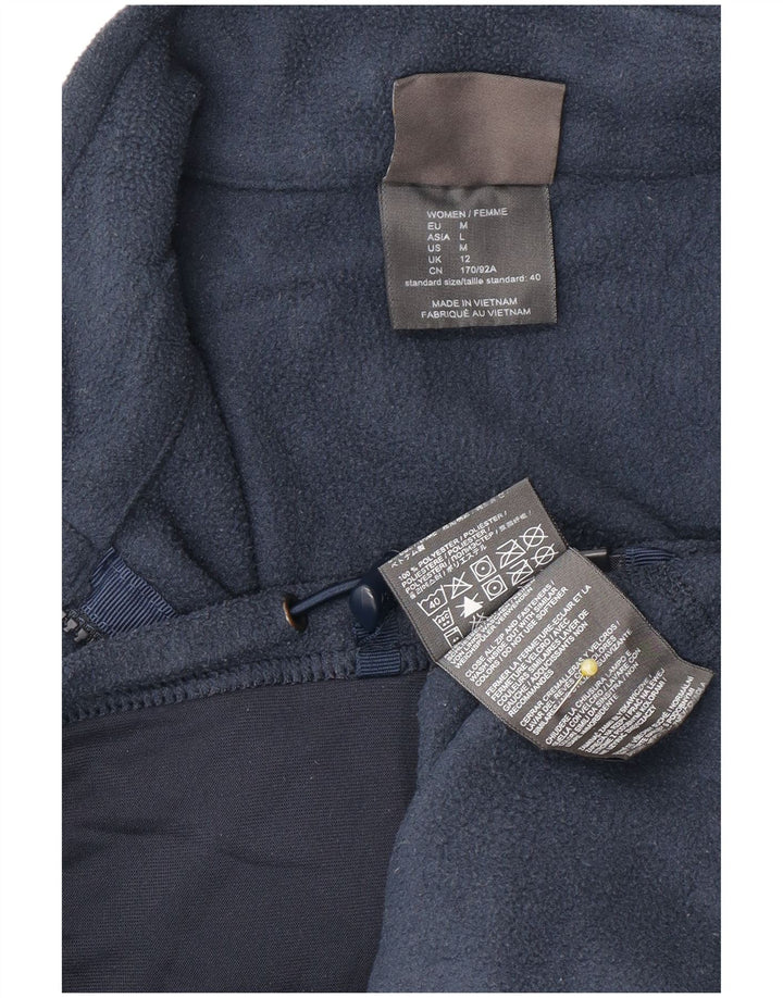 Женская флисовая куртка Jack Wolfskin UK 12, средний темно-синий полиэстер