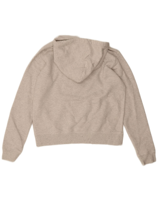 Женский джемпер с капюшоном Jack Wills UK 12, средний серый хлопок в крапинку