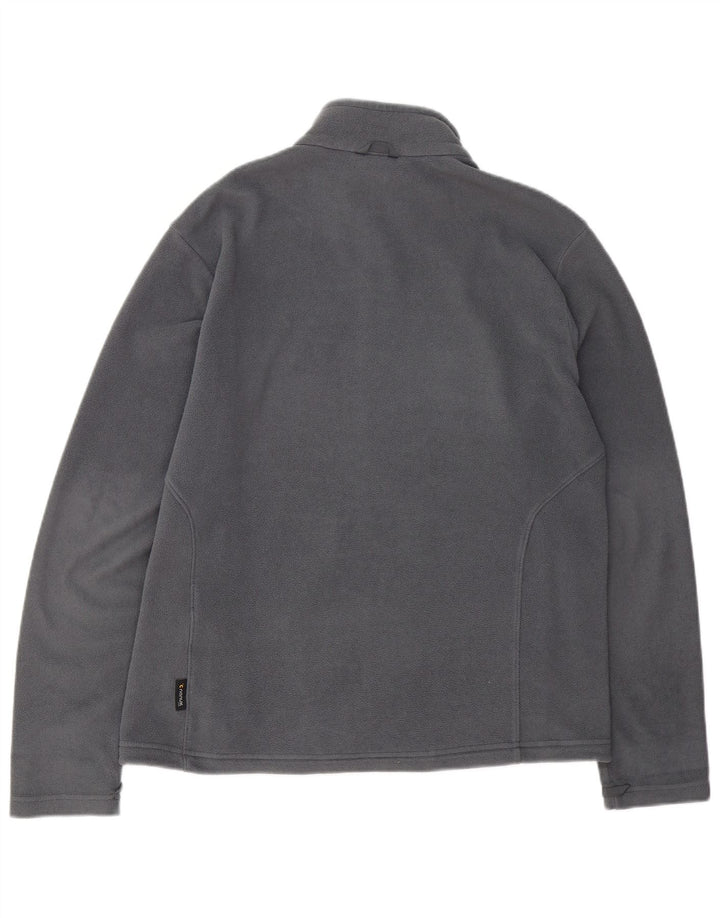 Мужская флисовая куртка JACK WOLFSKIN UK 40, большая серая, полиэстер
