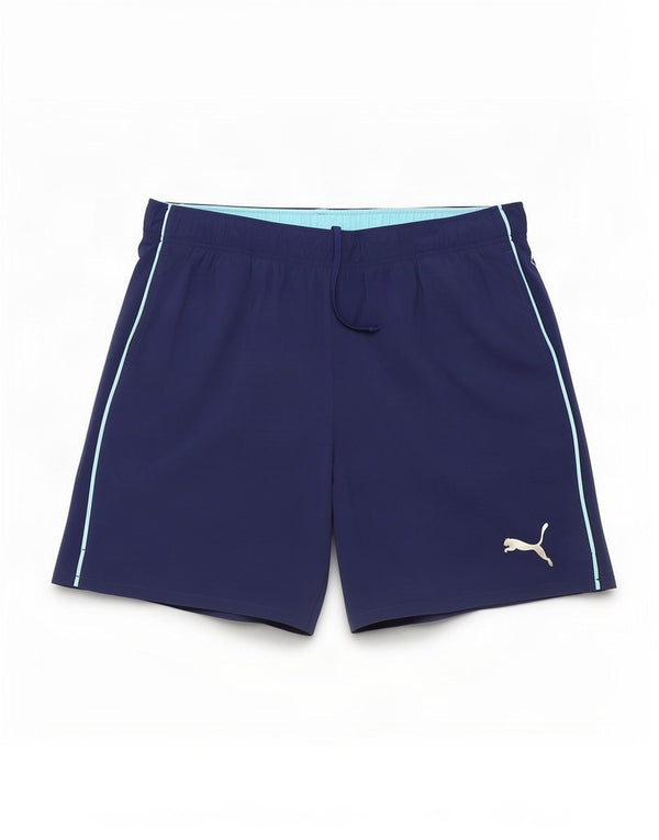 Мужские спортивные шорты Puma 2XL темно-синие из полиэстера
