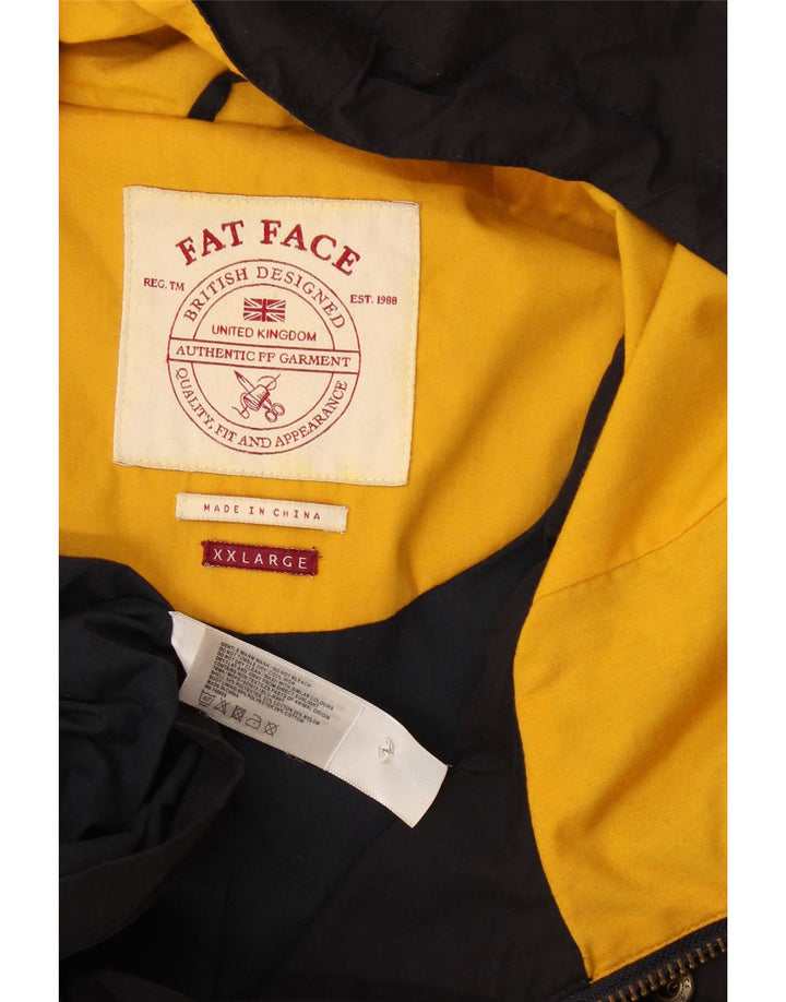 Мужская куртка с капюшоном Fat Face UK 44 2XL Темно-синий полиэстер