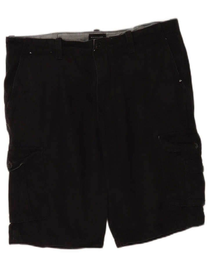 Мужские шорты-карго Quiksilver W32, большие черные, хлопок