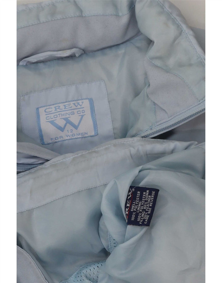 Женская стеганая куртка Crew Clothing UK 12, средний синий полиэстер