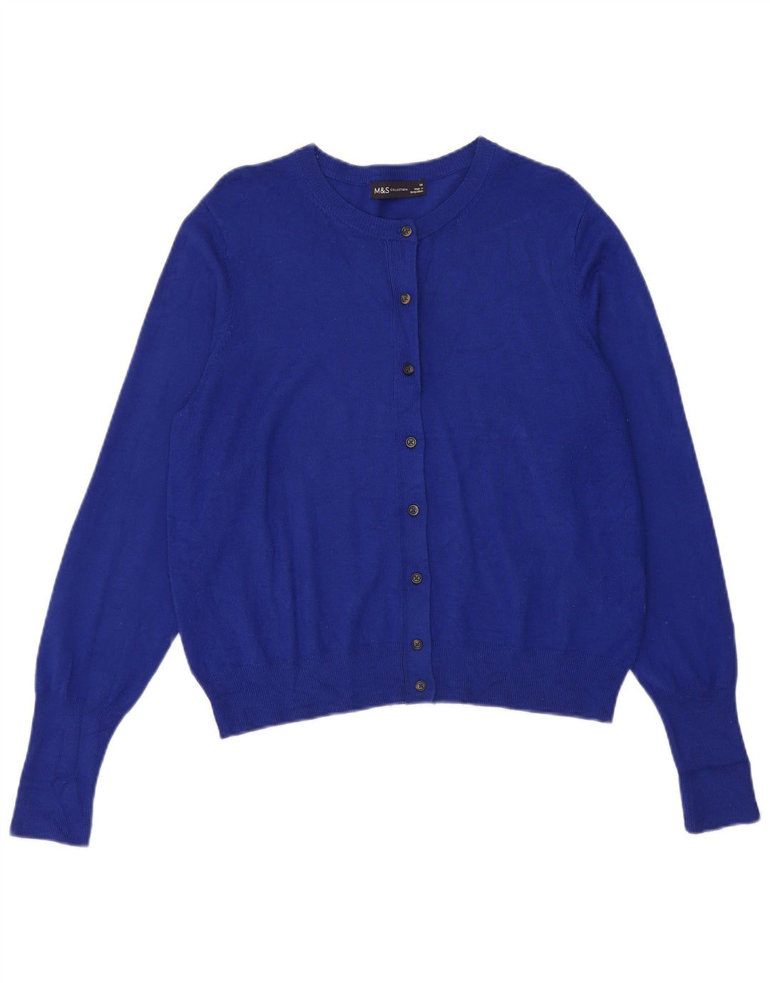 Женский кардиган Marks & Spencer UK 14, средний синий вискоза