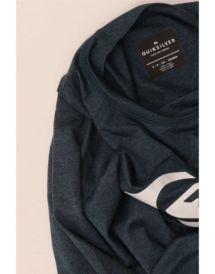 Мужская футболка с рисунком Quiksilver, маленький синий цвет