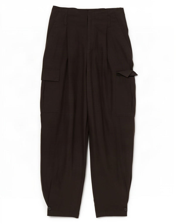 Женские укороченные брюки карго с высокой талией Zara, маленькие W26 L24, черные