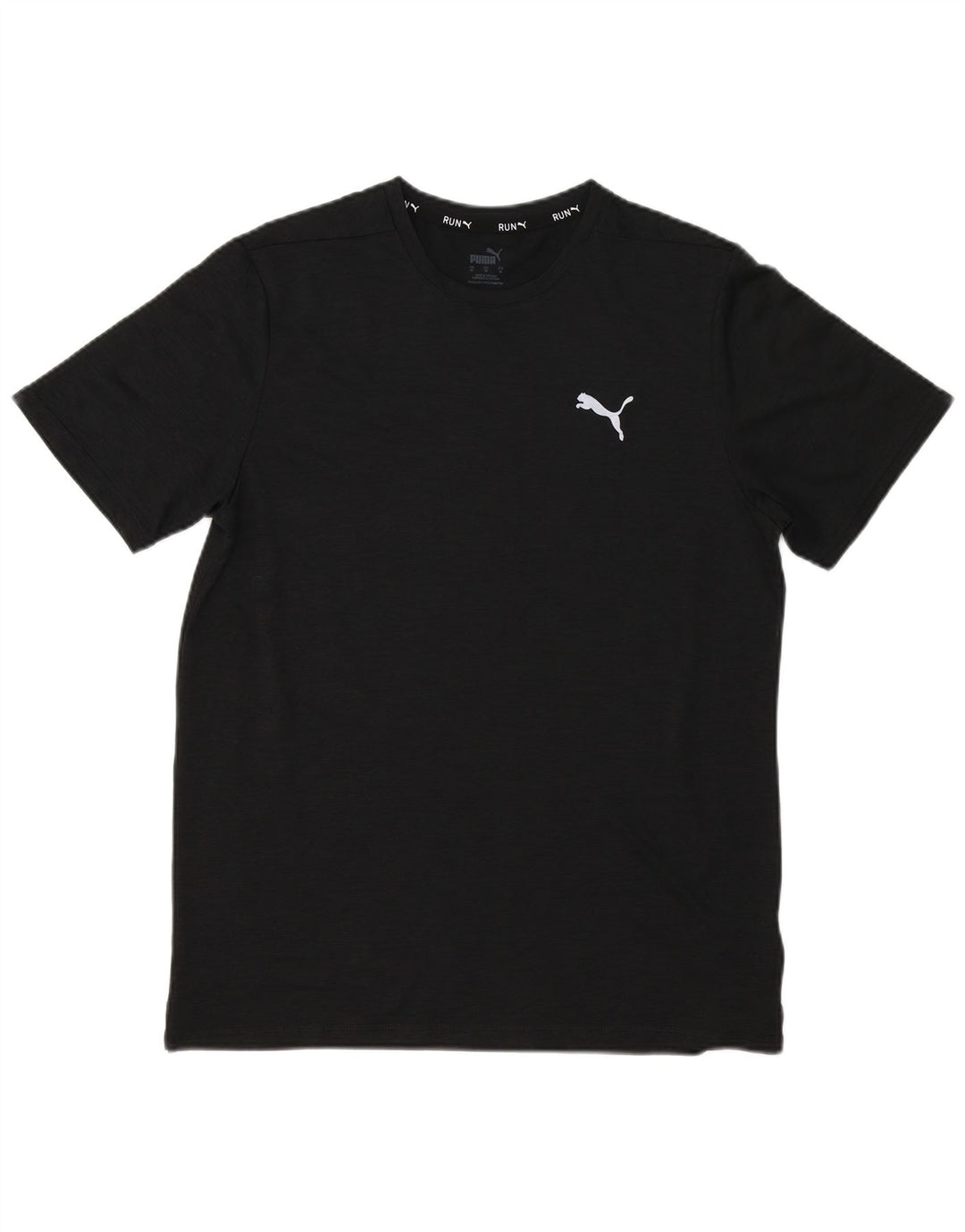 Мужская футболка Puma из полиэстера среднего размера, черная
