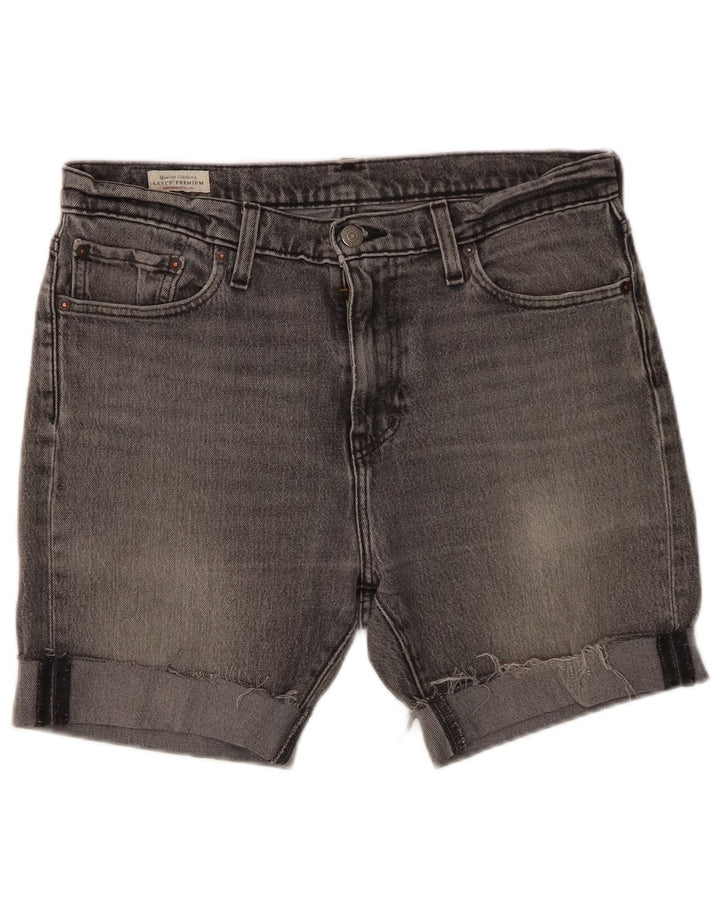 Мужские джинсовые шорты Levi's 510 W33, большие серые, хлопок