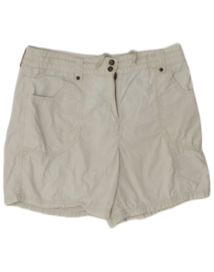 Женские шорты карго Marks & Spencer UK 12 Medium W30 Бежевые хлопковые