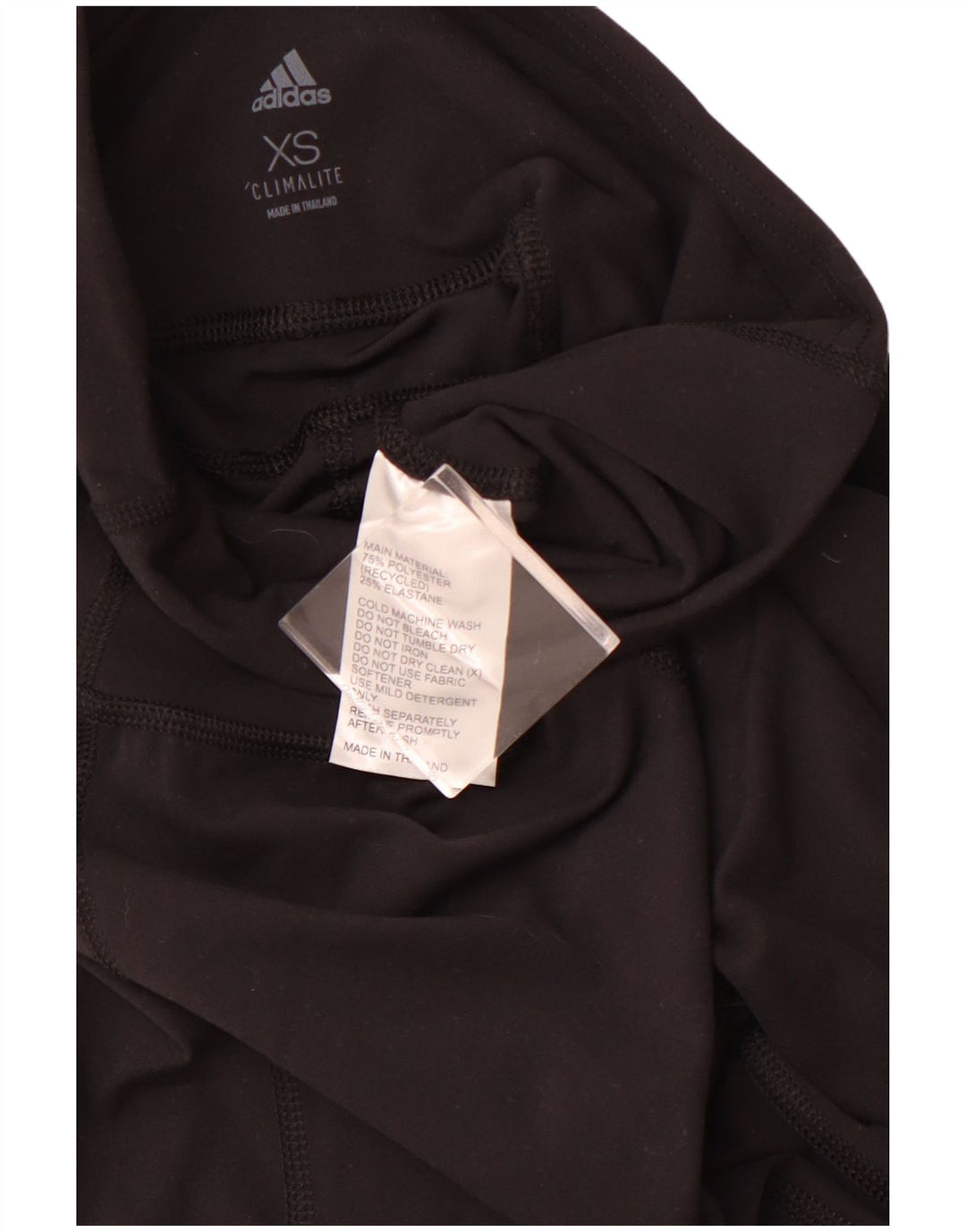 Женские леггинсы Climalite ADIDAS UK 6 XS, полиэстер в черную полоску