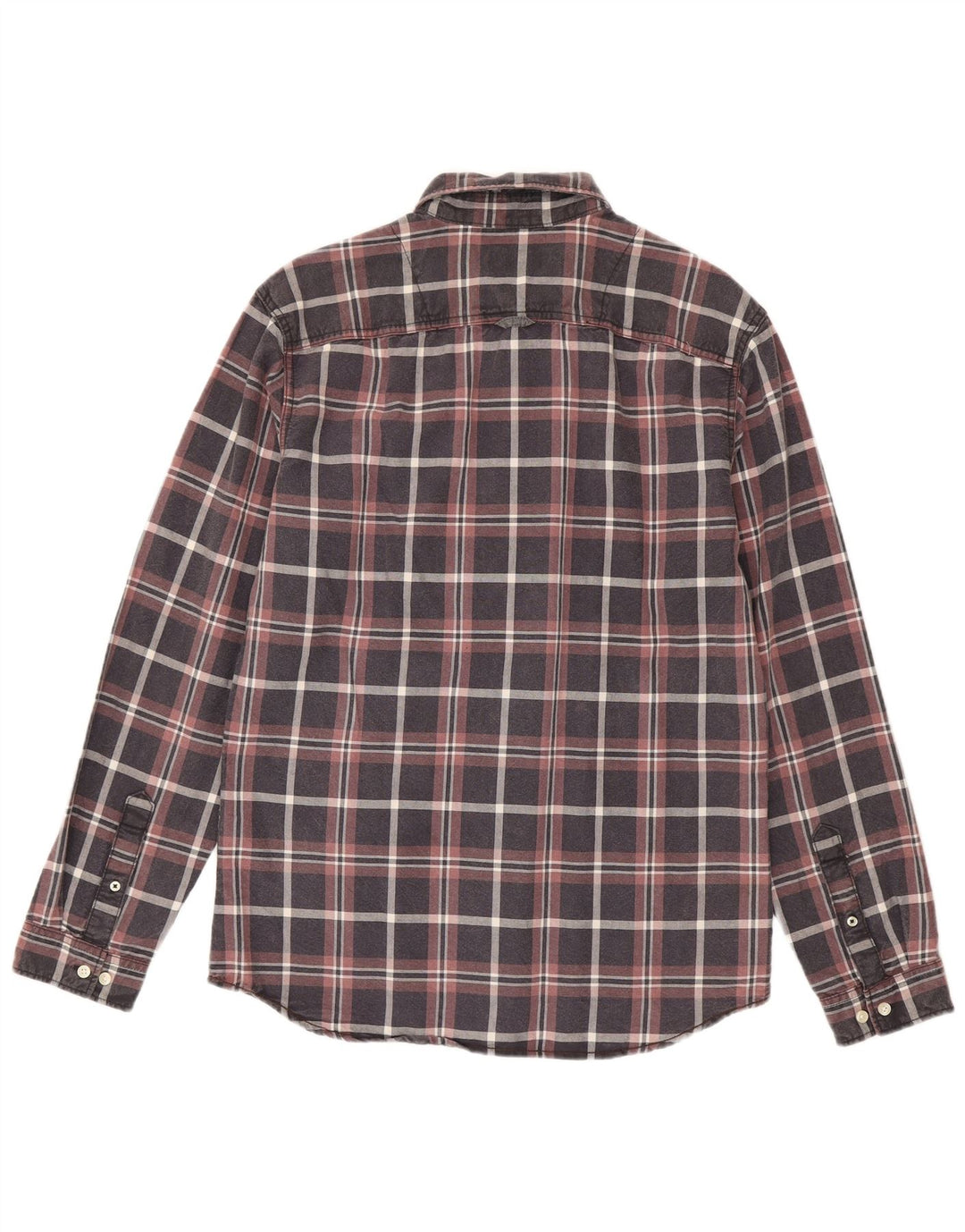 Мужская рубашка Jack & Jones в разноцветную клетку, хлопок, средний размер