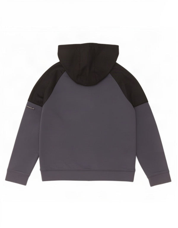 Свитер с капюшоном на молнии для мальчиков Under Armour, 9–10 лет, средний, темно-синий