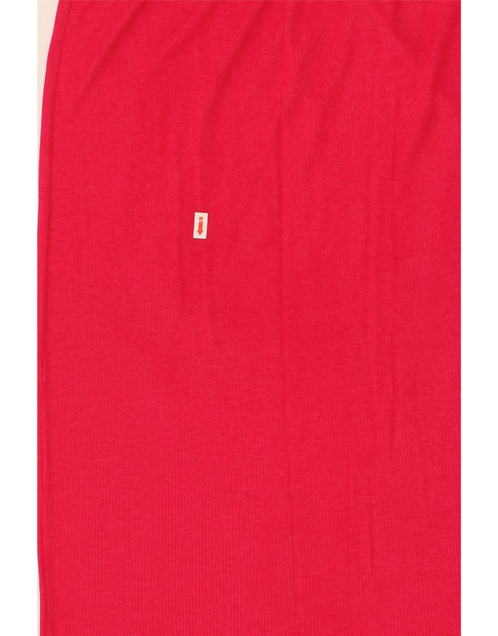 VINTAGE Womens Midi Skirt W26 Small Pink Vintage Vintage and Second-Hand Vintage from Messina Hembry 