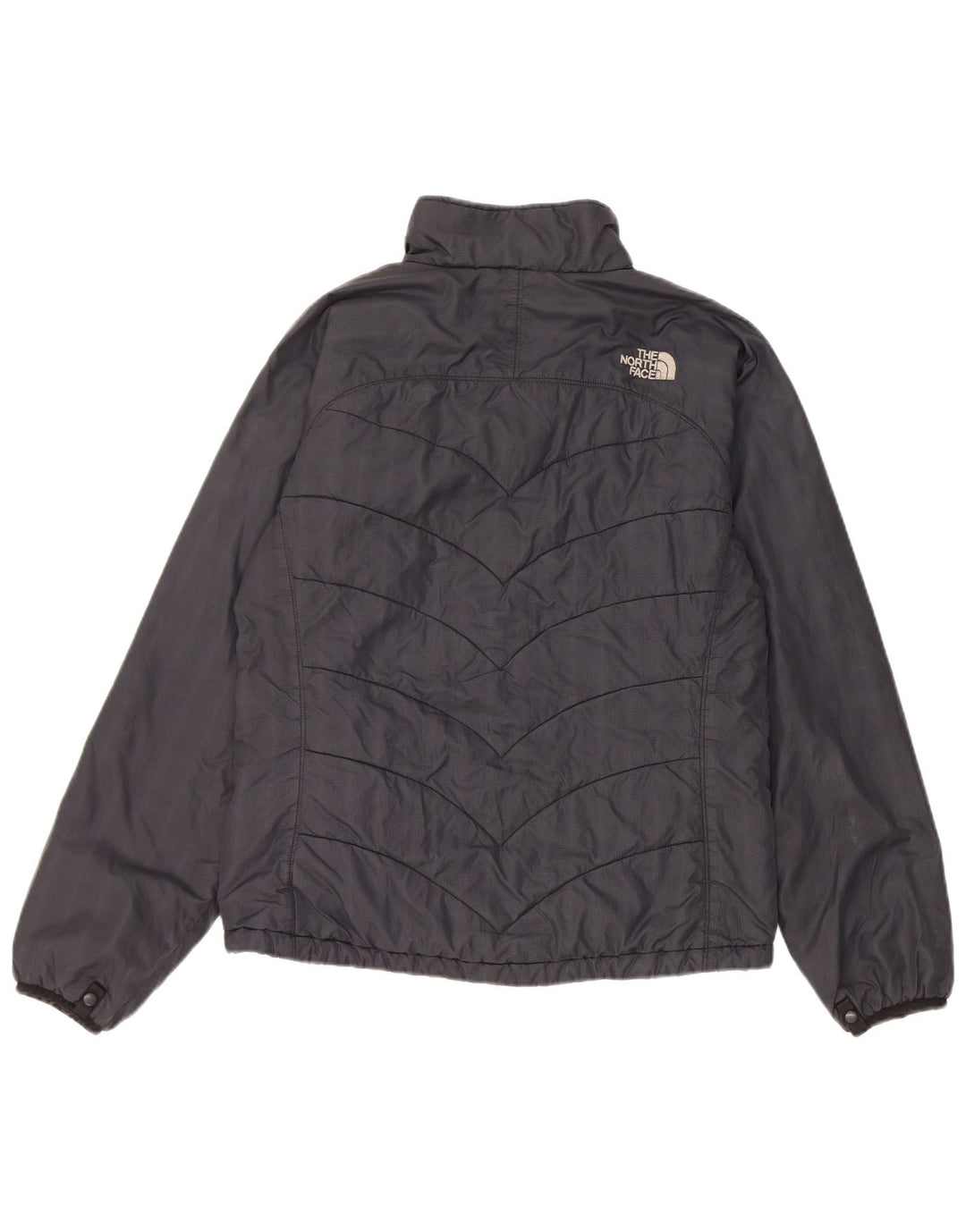 Женская стеганая куртка The North Face UK 14, средний темно-синий нейлон