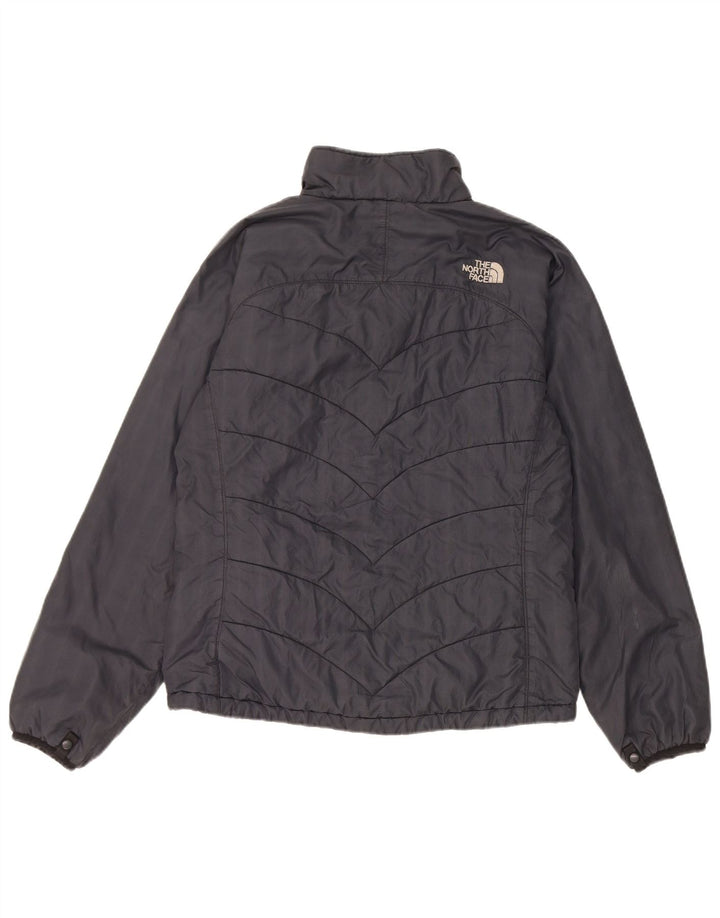 Женская стеганая куртка The North Face UK 14, средний темно-синий нейлон